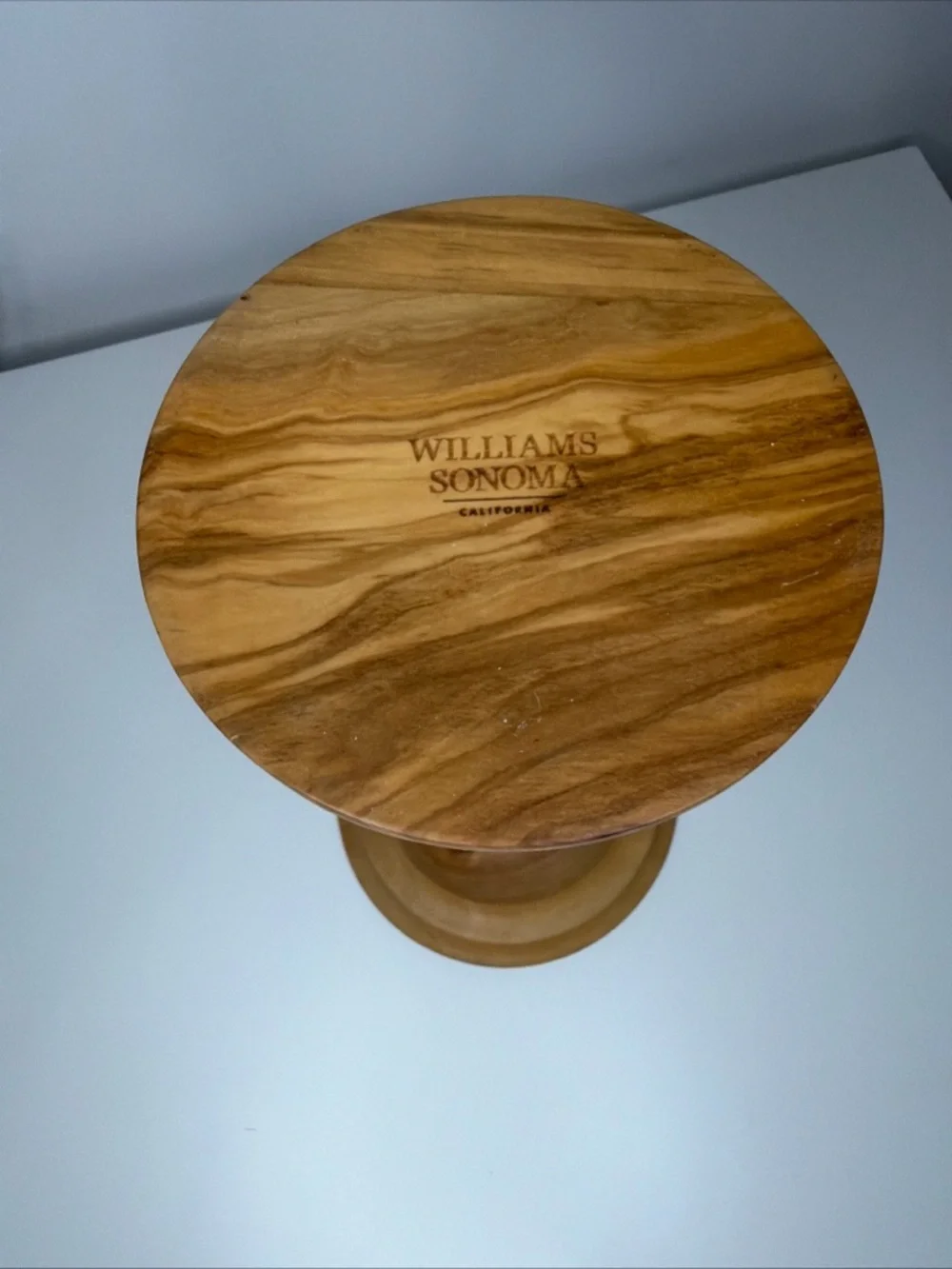 Williams Sonoma Olive Wood Candle Holder - Picture 5 of 6